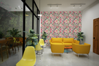 English Garden Floral Wallpaper