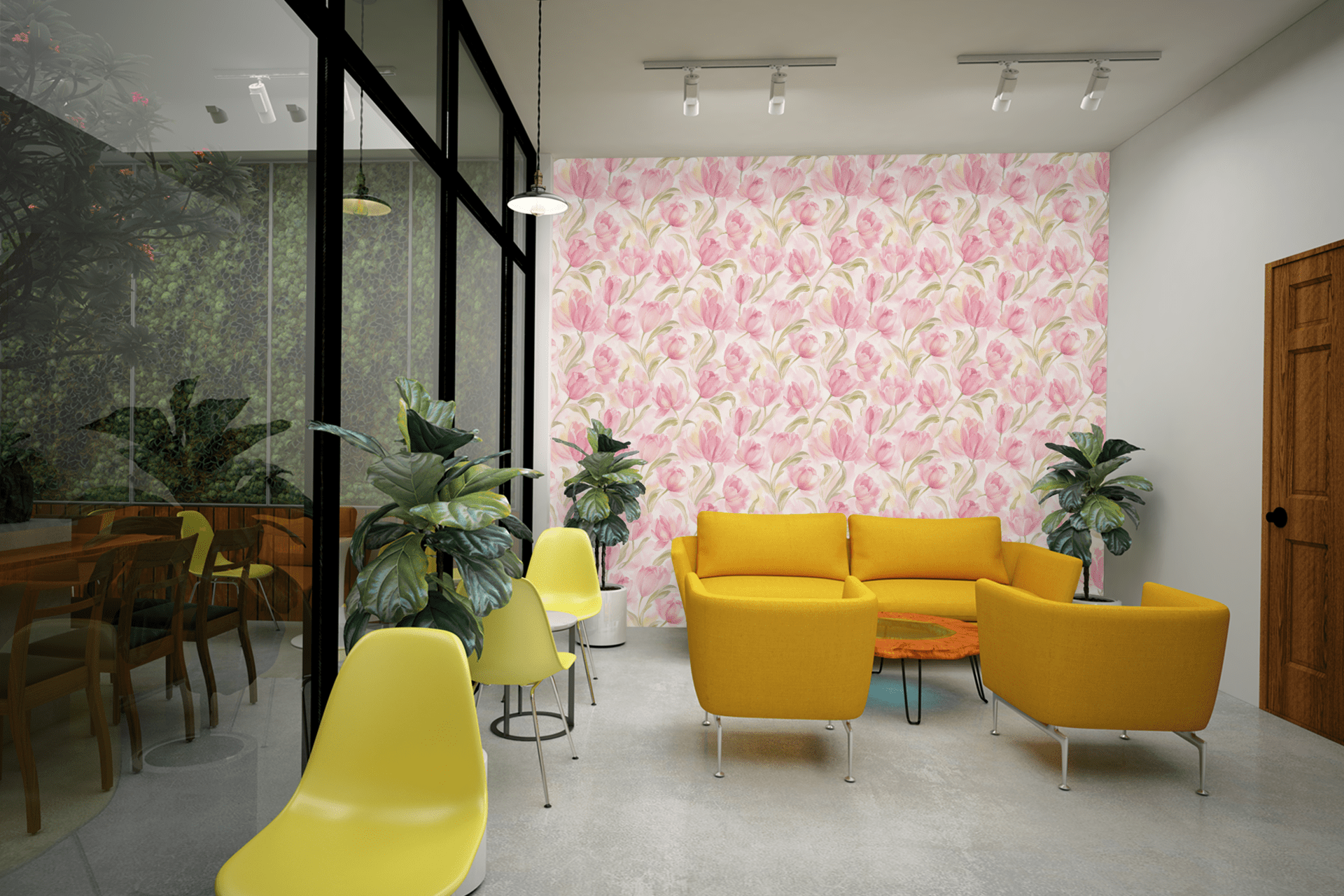 Soft Blush Ombre Wallpaper Peel and Stick Wallpaper | Accent Haus