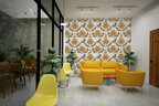 Scandinavian Folk Pattern Wallpaper
