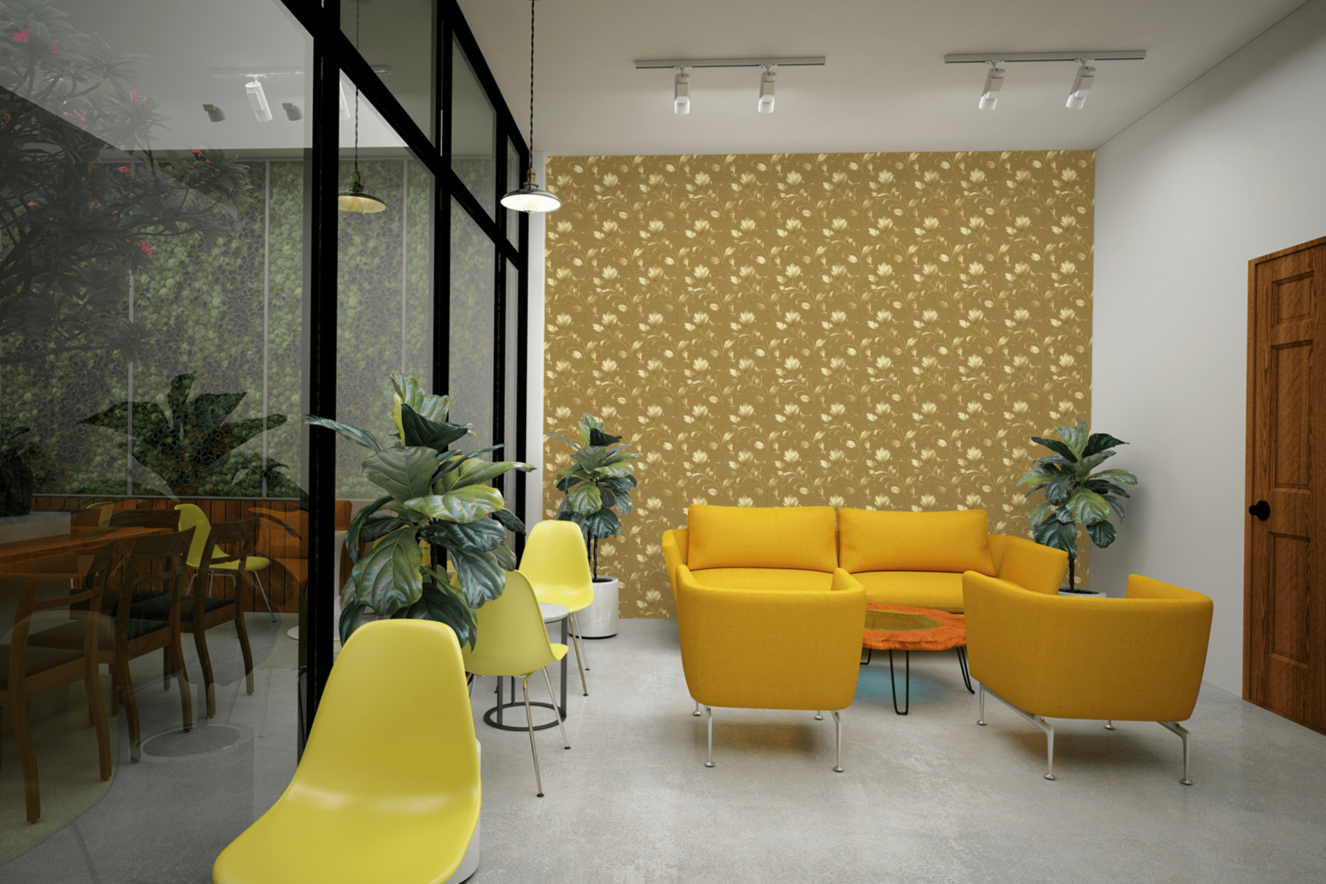 Soft Vine Scrolls Wallpaper Peel and Stick Wallpaper | Accent Haus