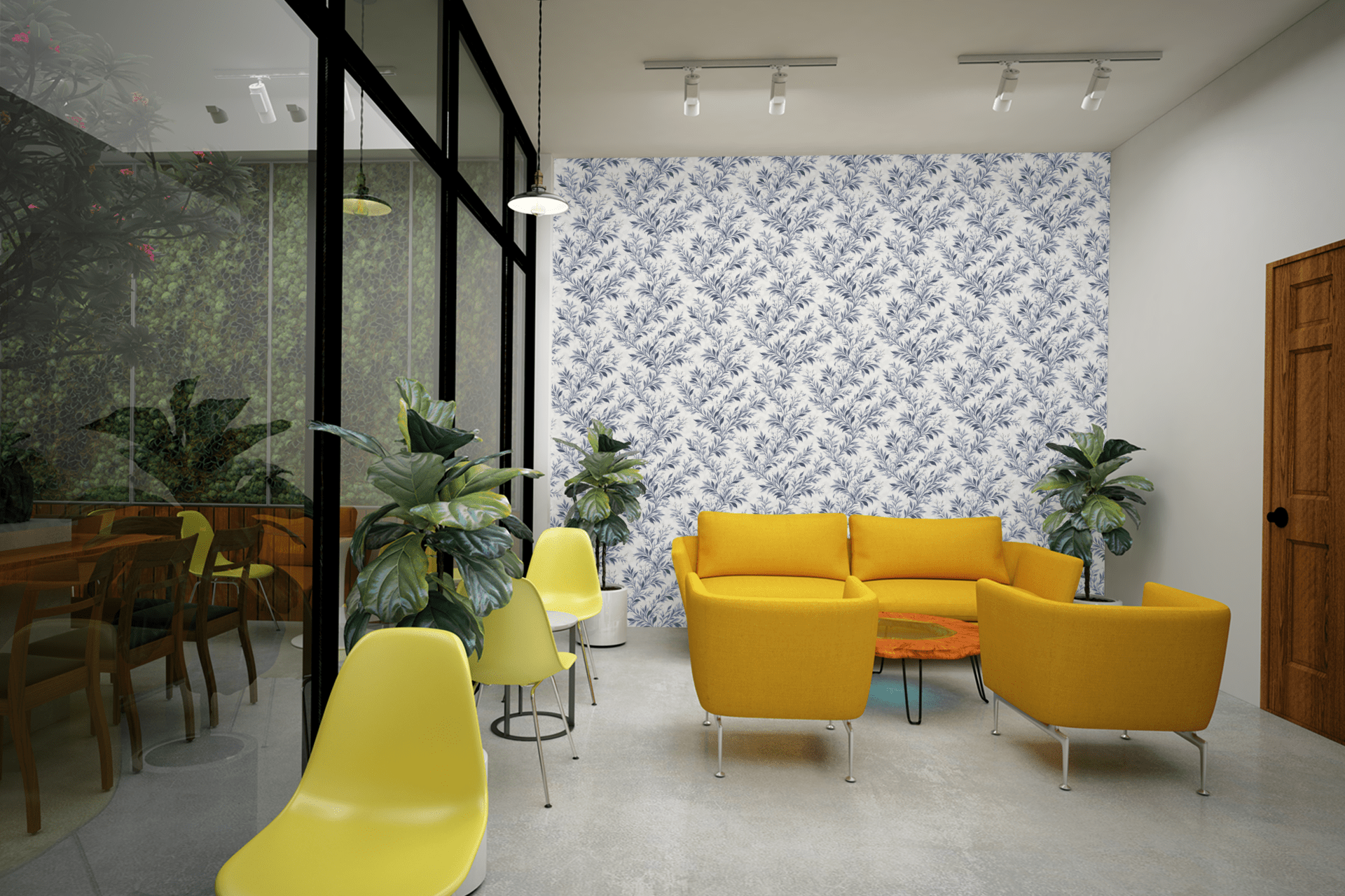 Bluevine Serenade Wallpaper Peel and Stick Wallpaper | Accent Haus
