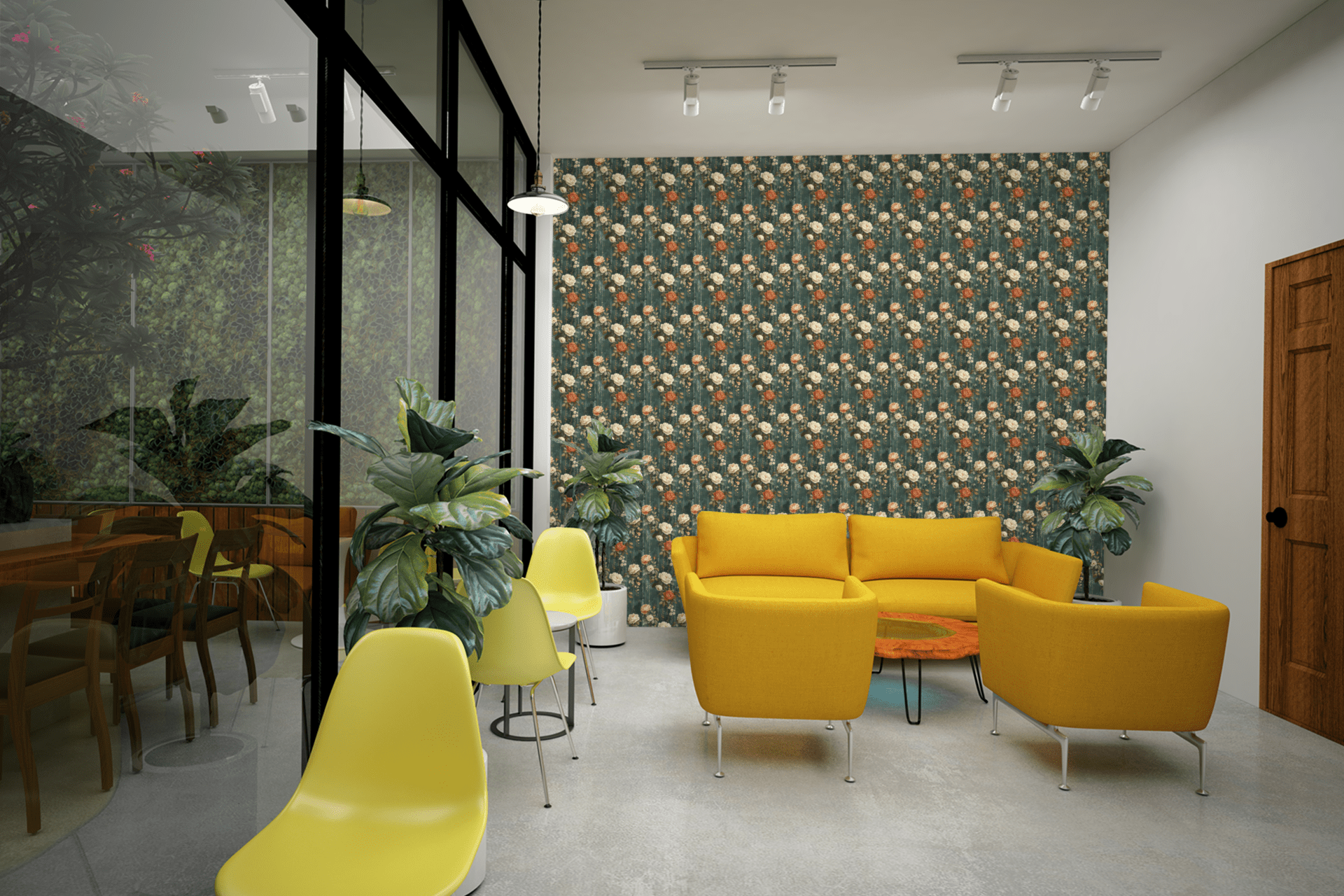 Regal Hanging Gardens Wallpaper Peel and Stick Wallpaper | Accent Haus