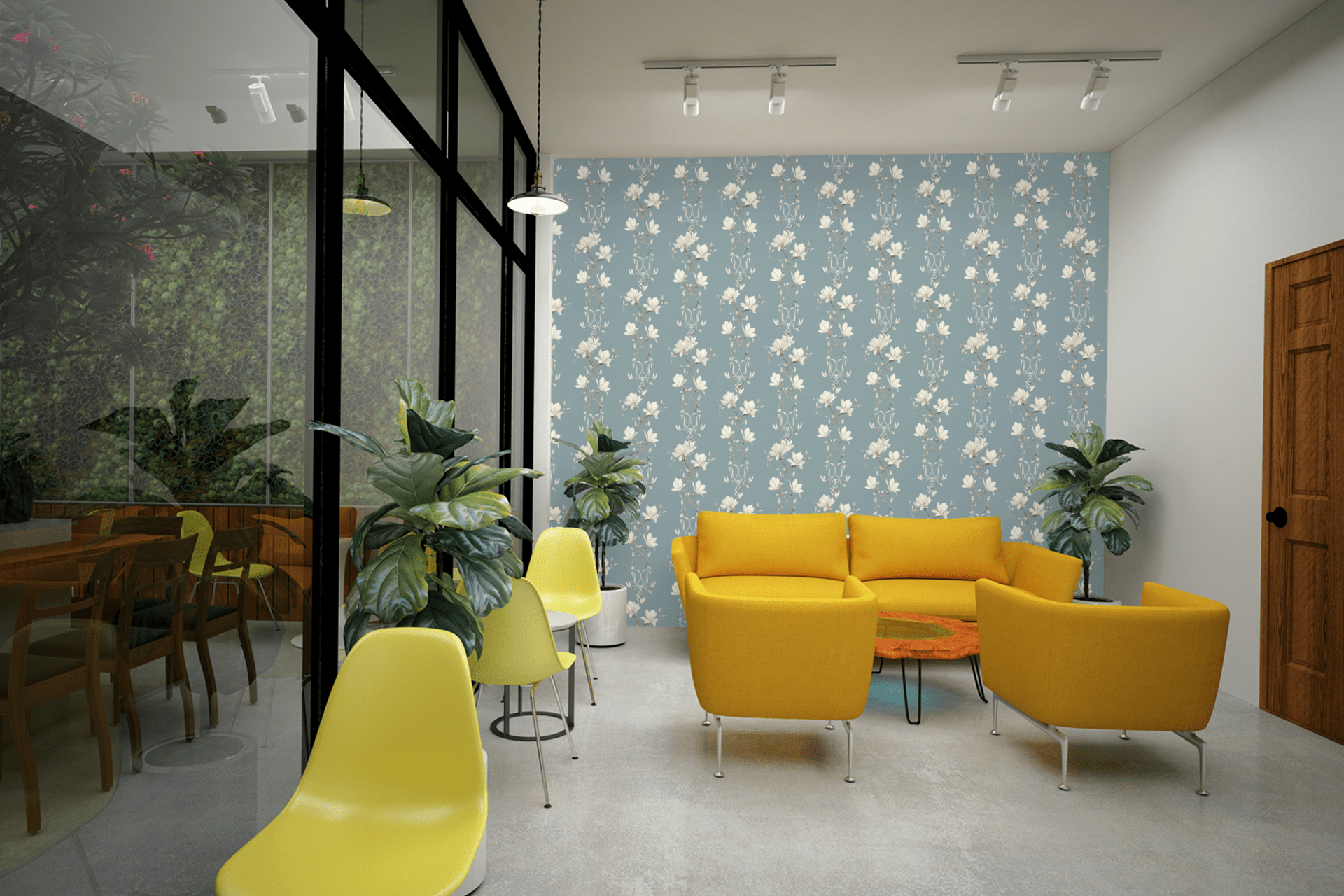 Magnolia Garland Trail Wallpaper Peel and Stick Wallpaper | Accent Haus