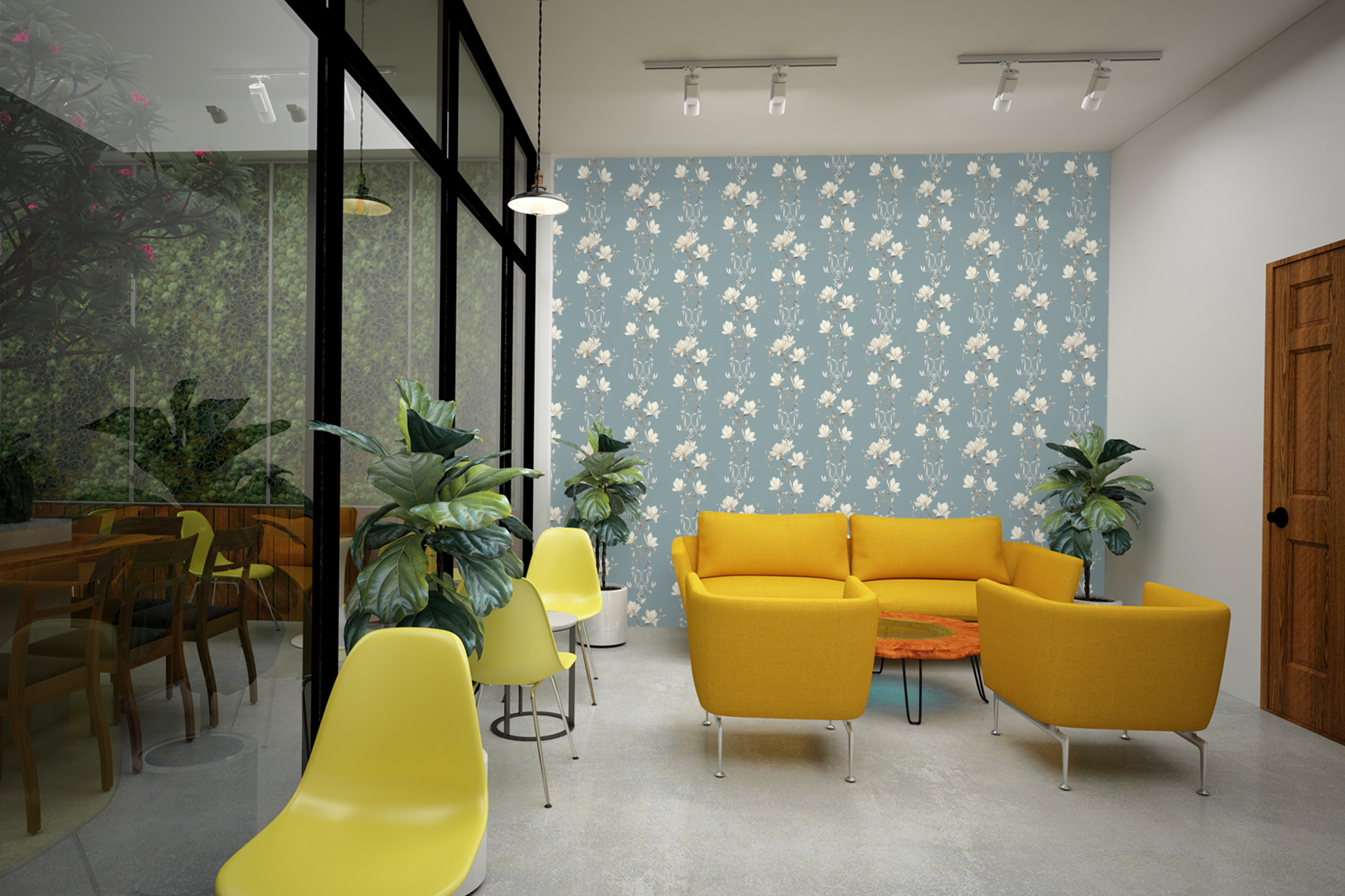 Magnolia Garland Trail Wallpaper