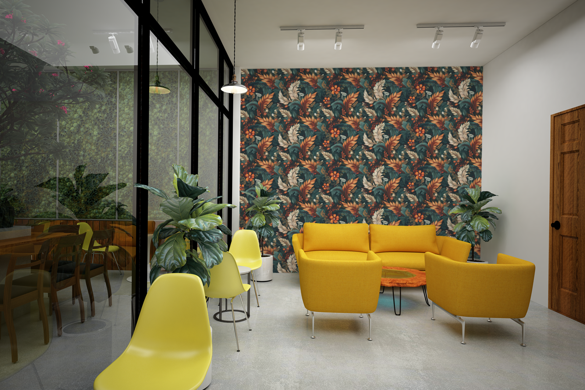 Midnight Autumn Muse Wallpaper