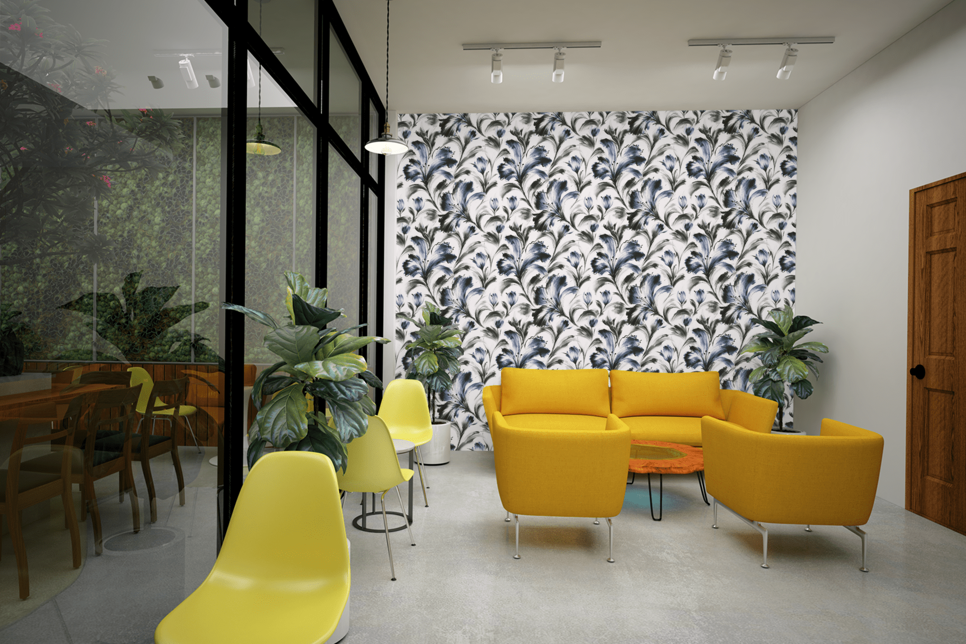 Abstract Ink Wash Wallpaper Peel and Stick Wallpaper | Accent Haus