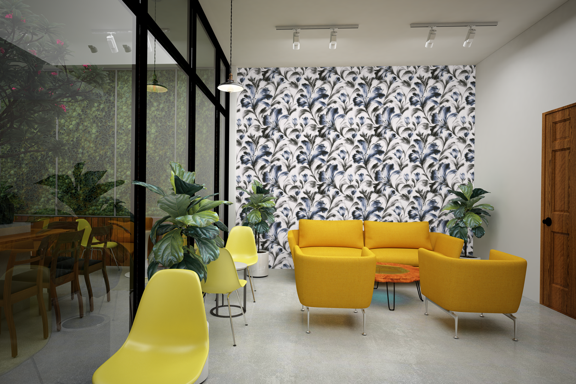 Abstract Ink Wash Wallpaper