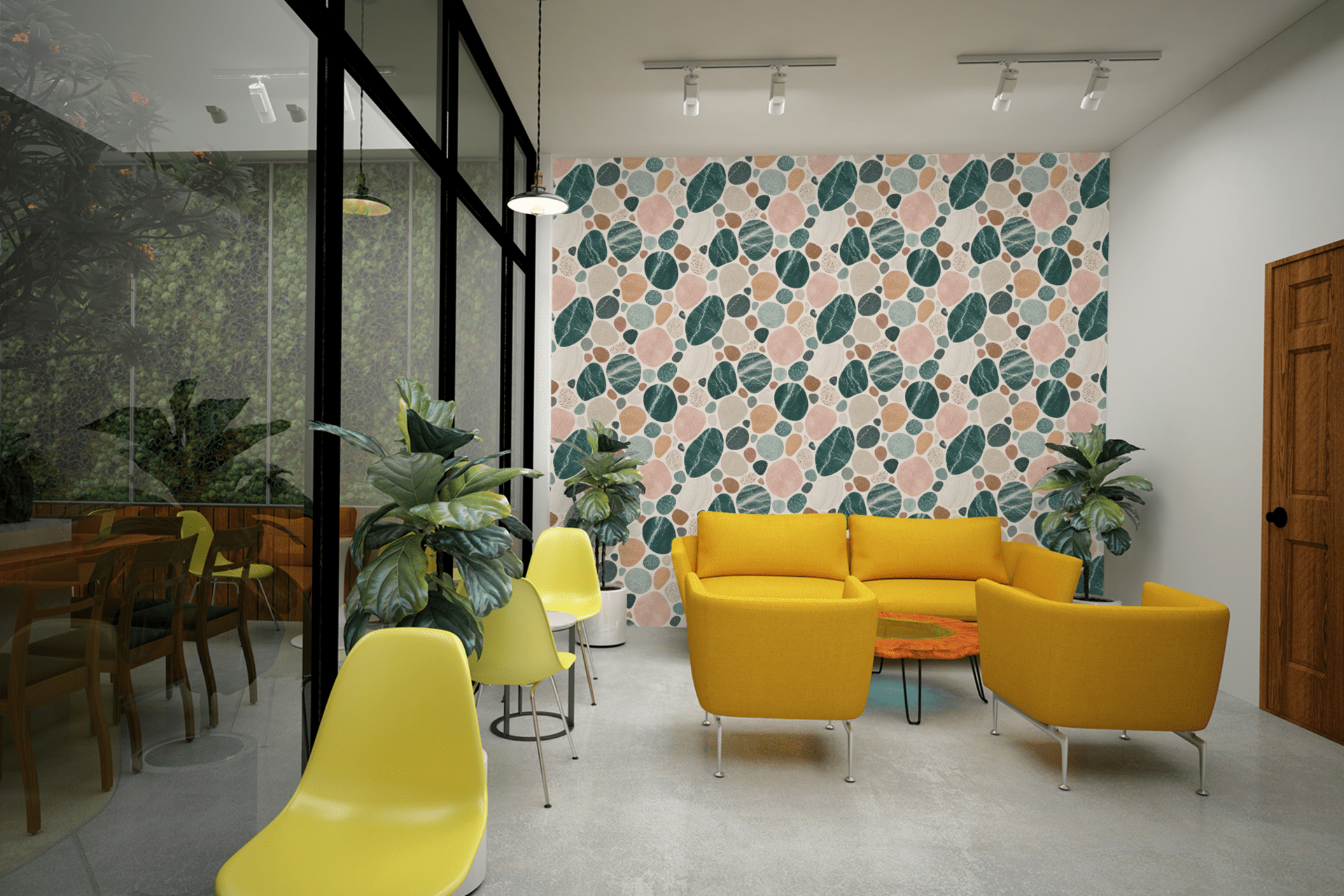 Organic Pebble Texture Wallpaper Peel and Stick Wallpaper | Accent Haus