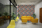 Chinoiserie Garden Scene Wallpaper