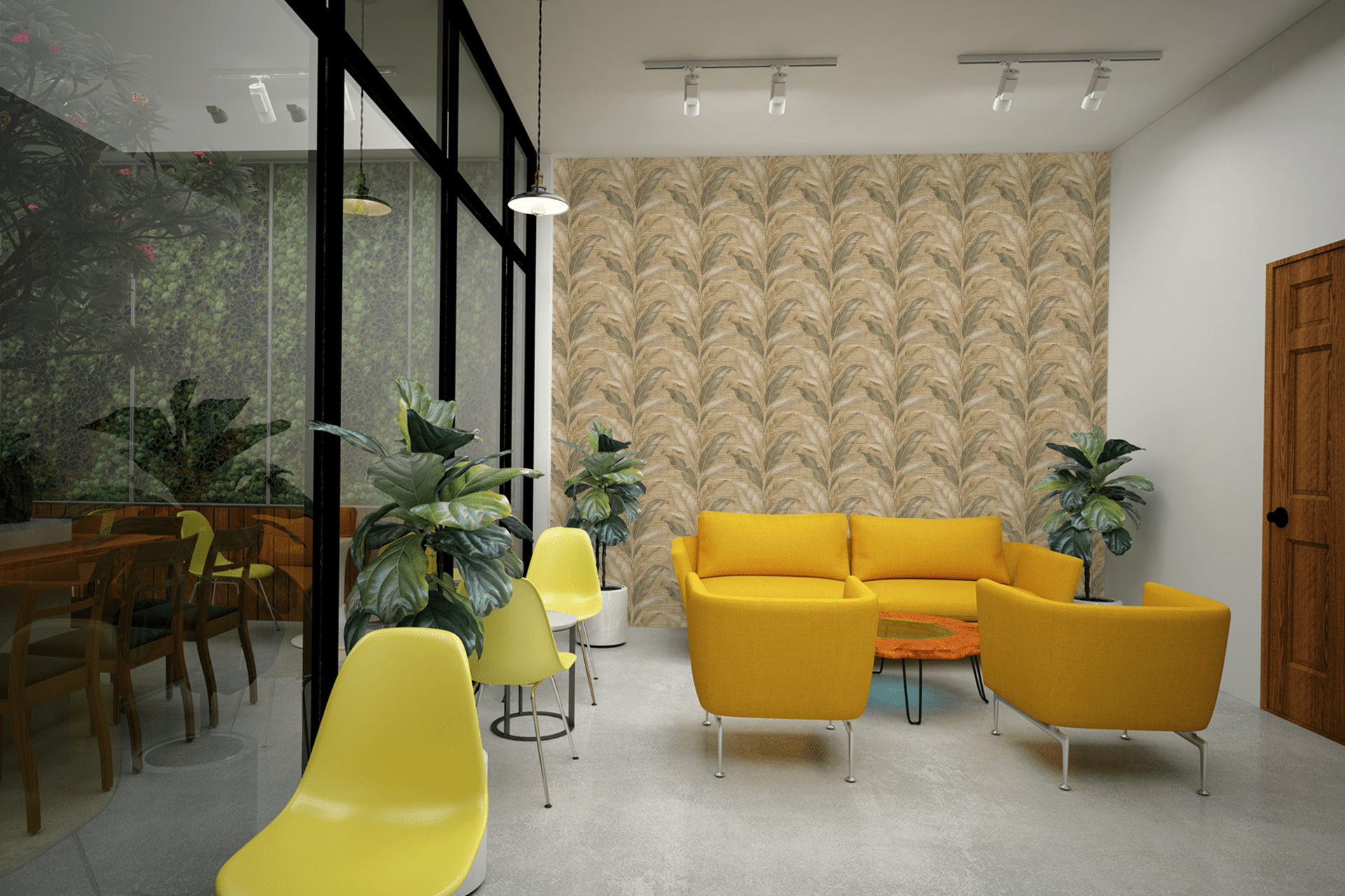 Golden Reed Wallpaper Peel and Stick Wallpaper | Accent Haus