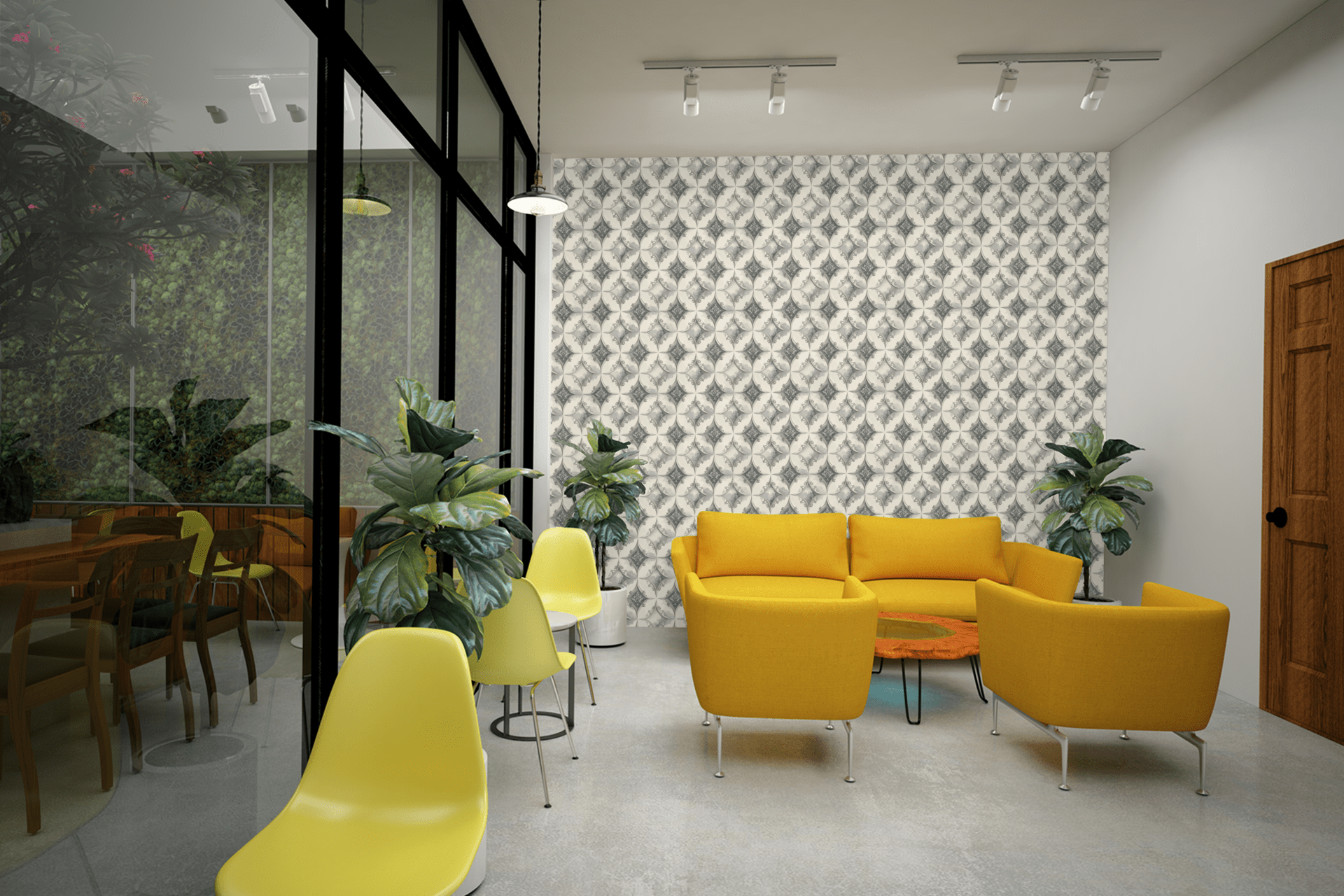 Rhythmic Ogee Wallpaper Peel and Stick Wallpaper | Accent Haus