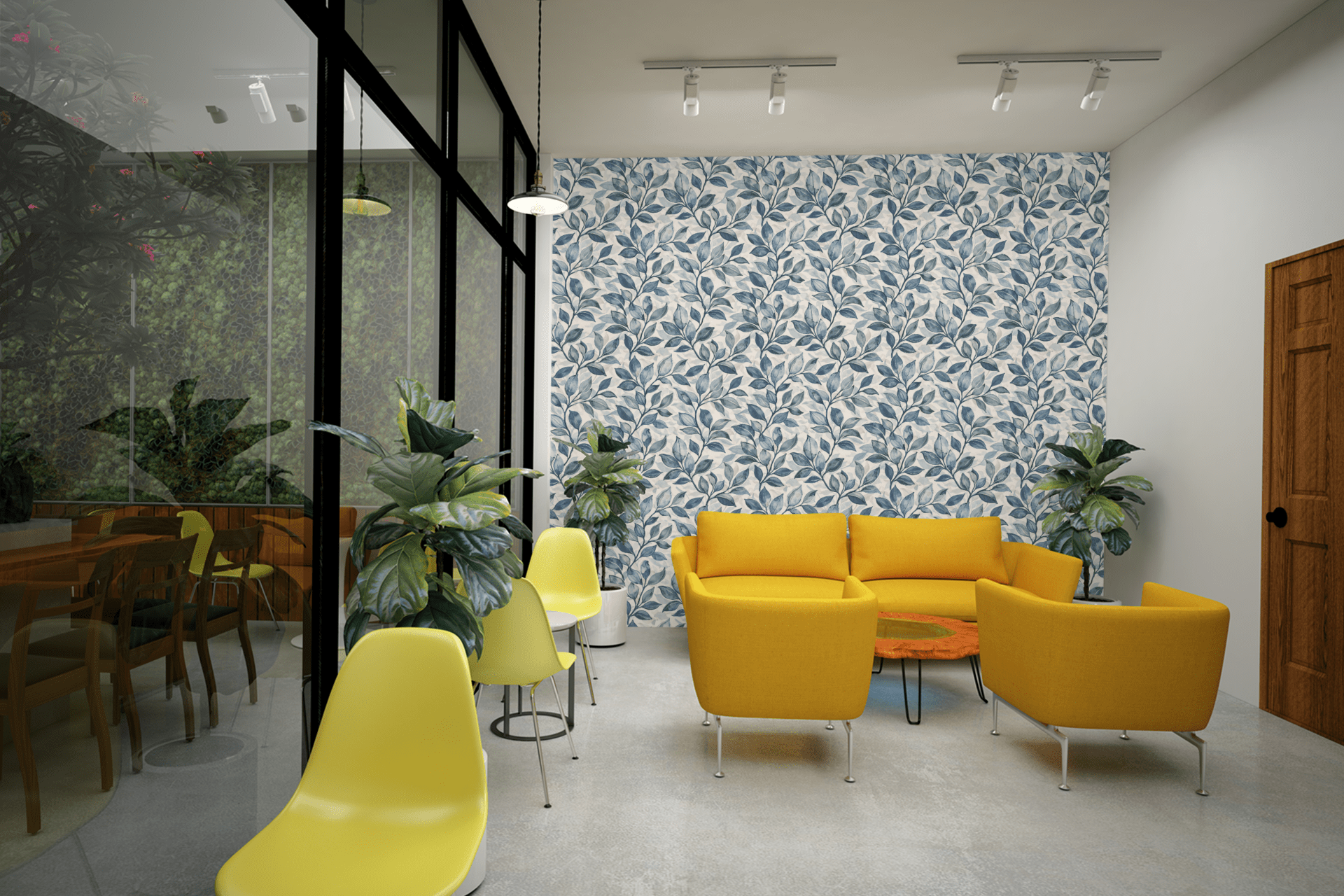 Blue Willow Reverie Wallpaper Peel and Stick Wallpaper | Accent Haus