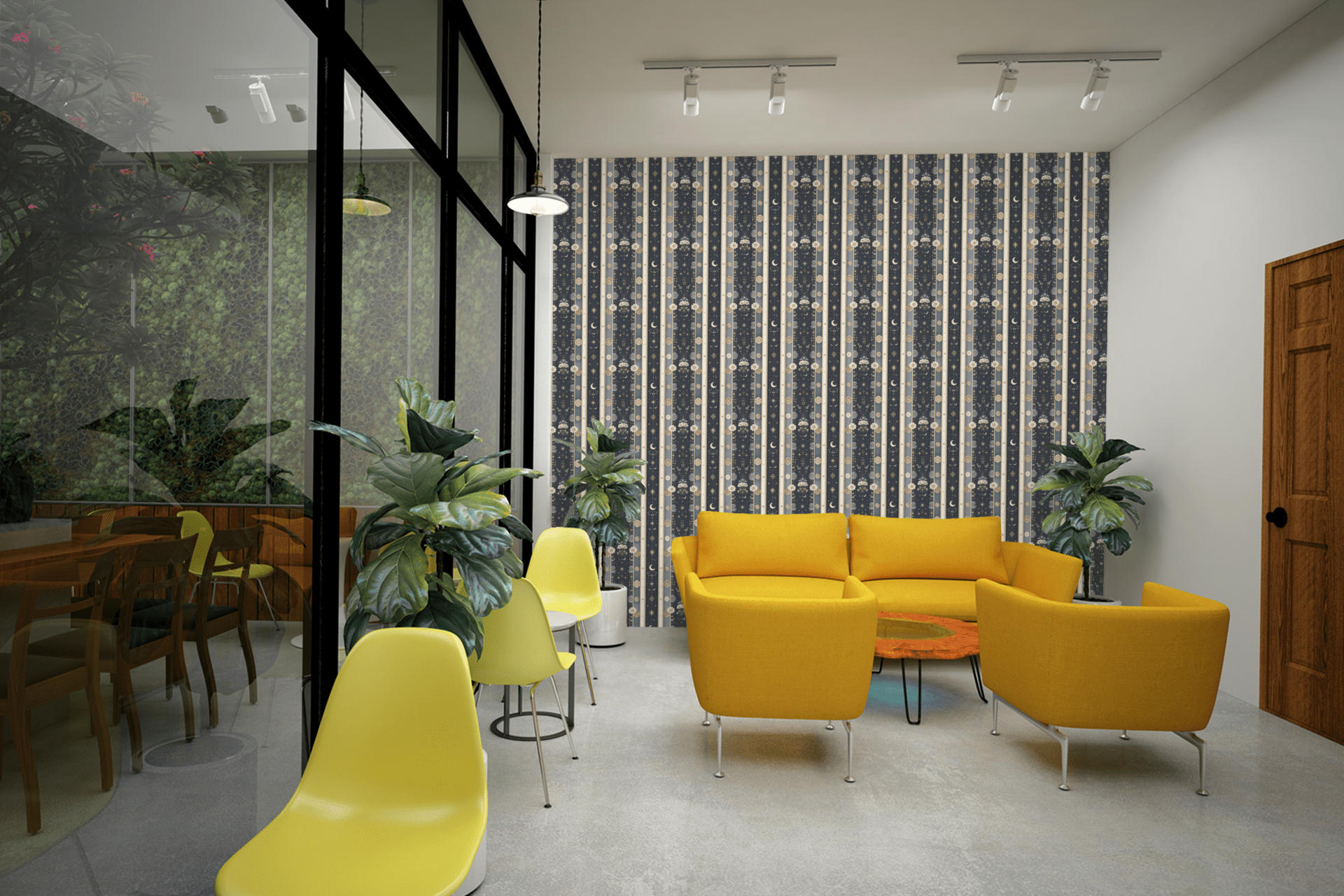Celestial Bloom Wallpaper Peel and Stick Wallpaper | Accent Haus