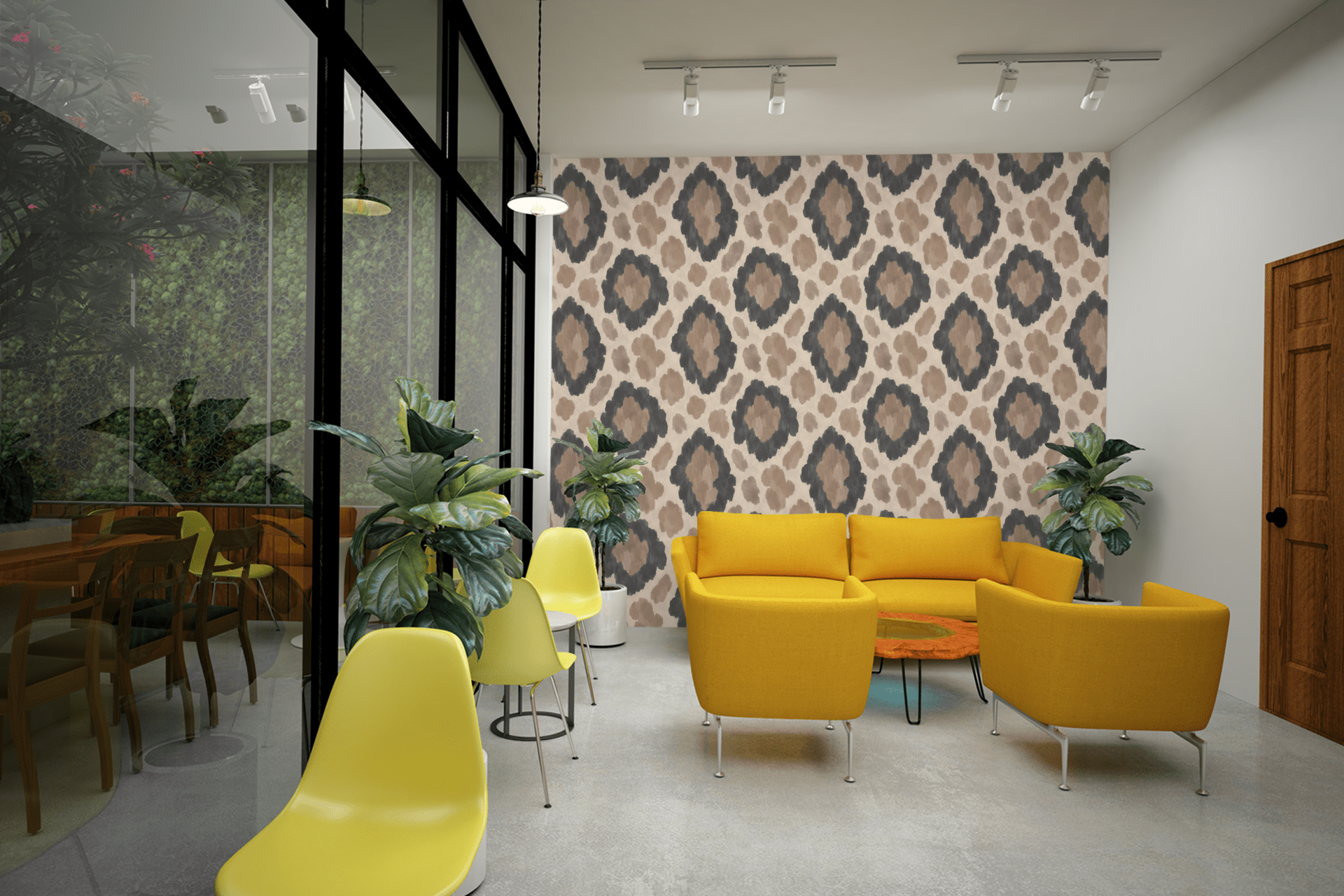 Quiet Leopard Wallpaper Peel and Stick Wallpaper | Accent Haus