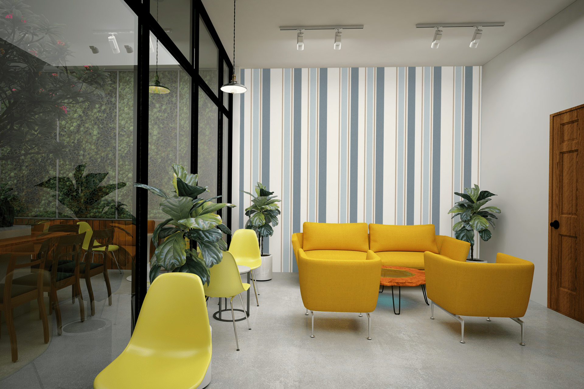 Palm Beach Cabana Stripe Wallpaper Peel and Stick Wallpaper | Accent Haus