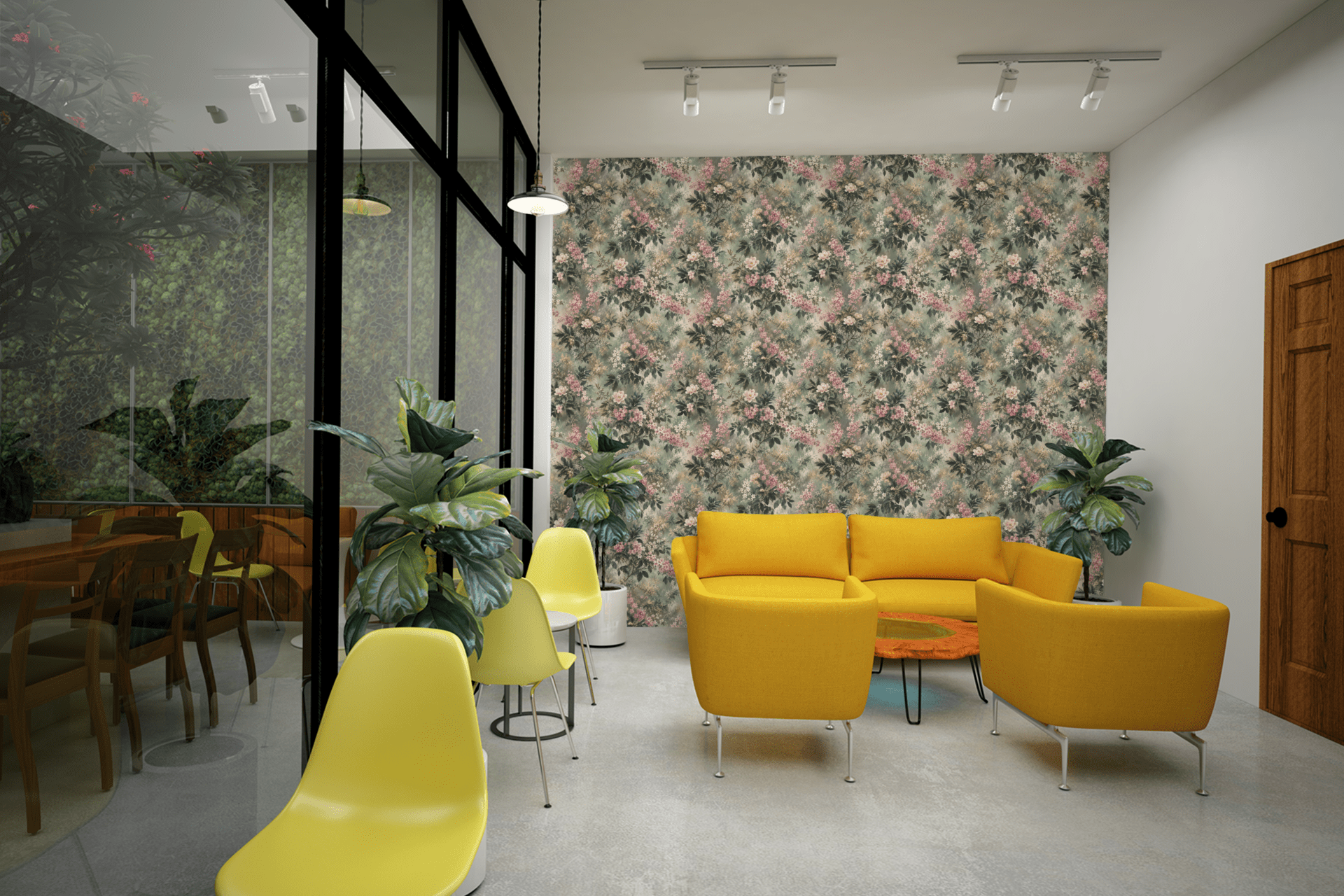 Winter Garden Wallpaper Peel and Stick Wallpaper | Accent Haus