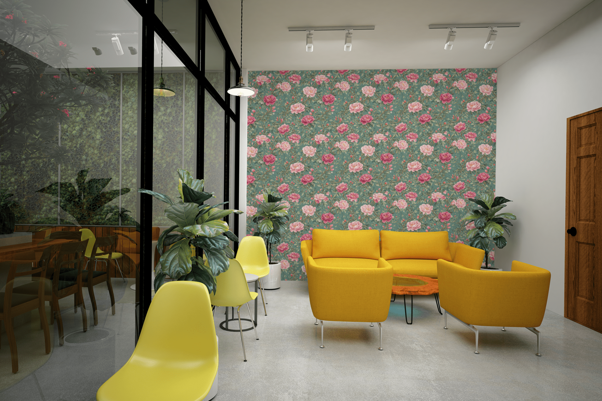 Eternal Peony Bloom Wallpaper Peel and Stick Wallpaper | Accent Haus