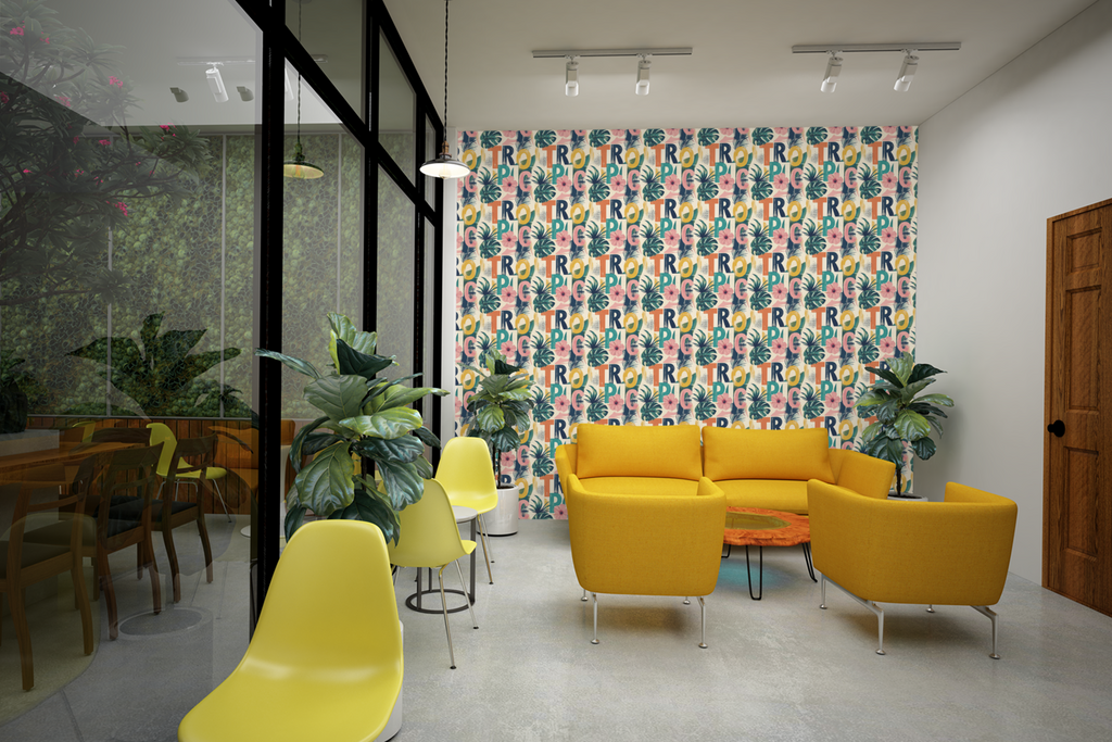 Vintage Newspaper Print Wallpaper