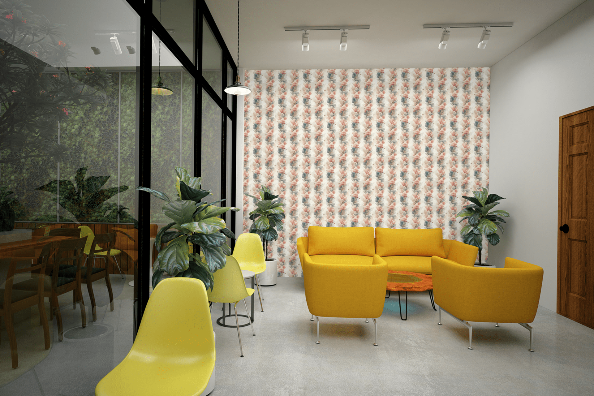 Luxury Coastal Botanical Wallpaper Peel and Stick Wallpaper | Accent Haus