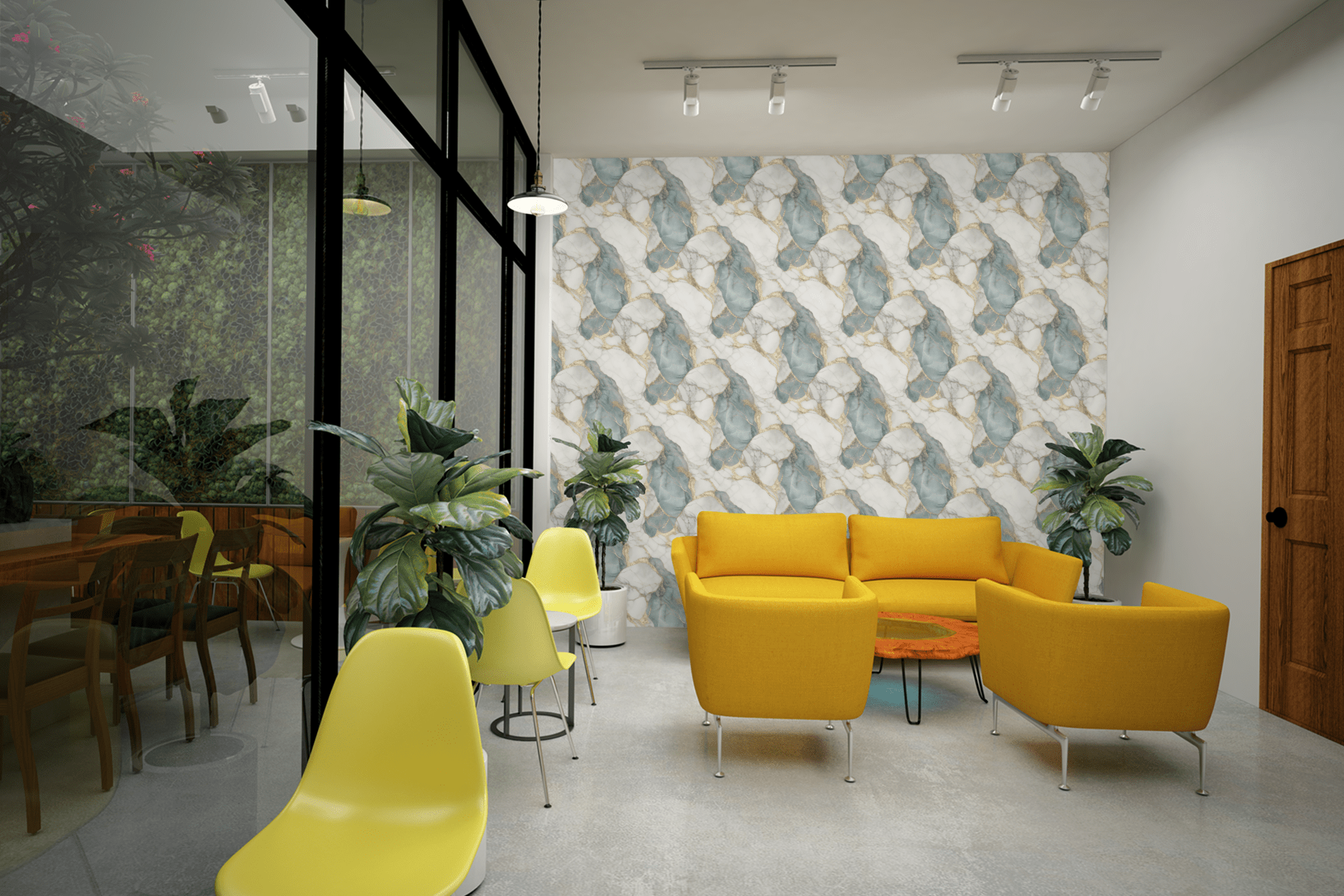 Marble Vein Luxe Wallpaper Peel and Stick Wallpaper | Accent Haus