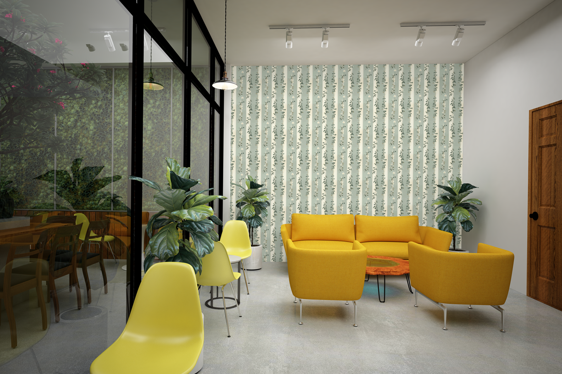 Cascading Botanical Vines Wallpaper