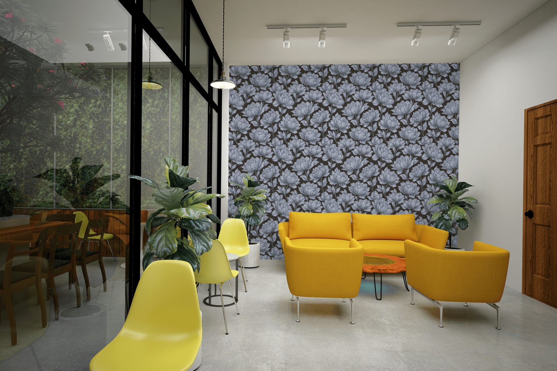 Indigo Whisper Wallpaper Peel and Stick Wallpaper | Accent Haus