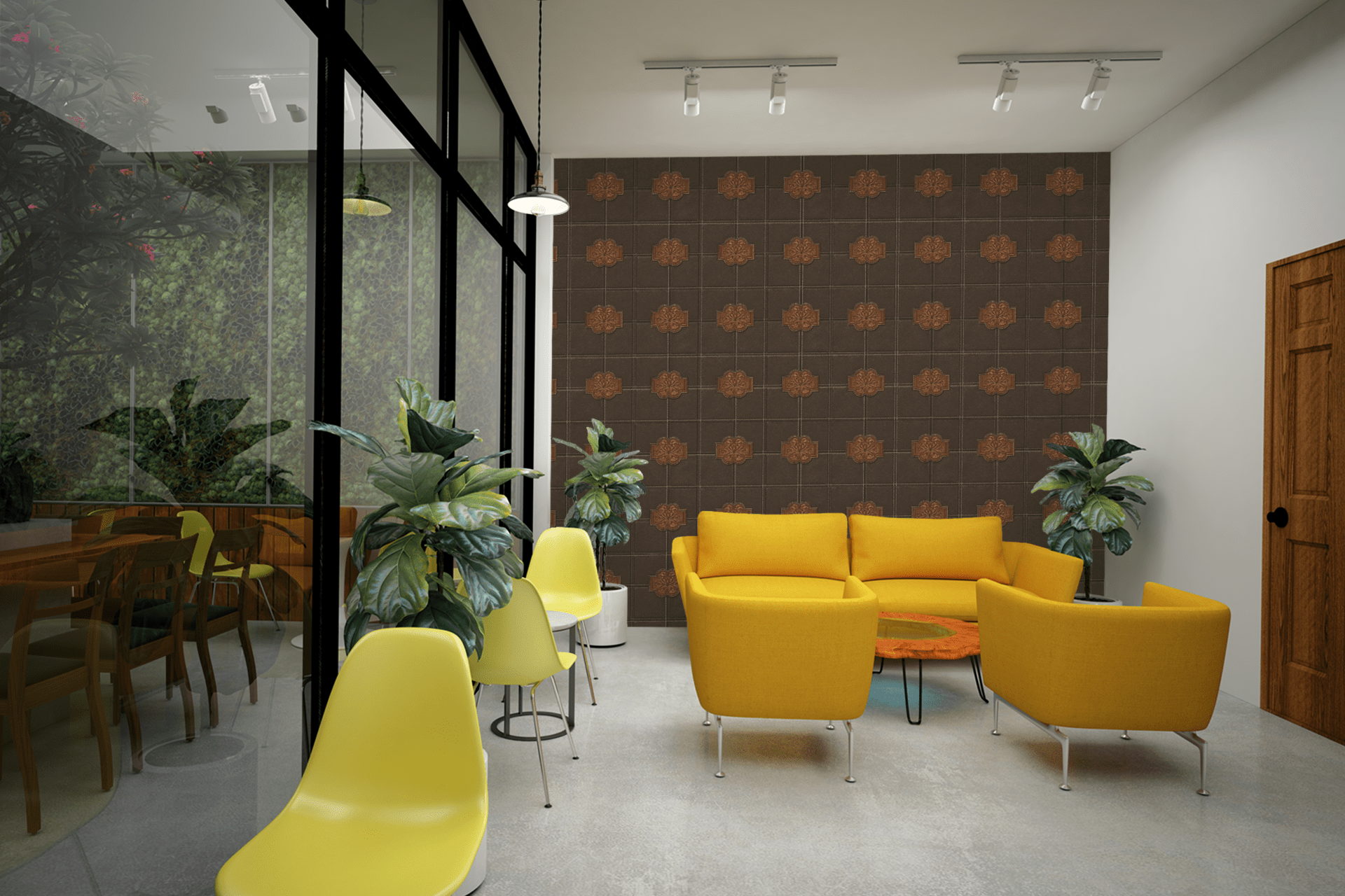 Leather Panel Espresso Wallpaper Peel and Stick Wallpaper | Accent Haus