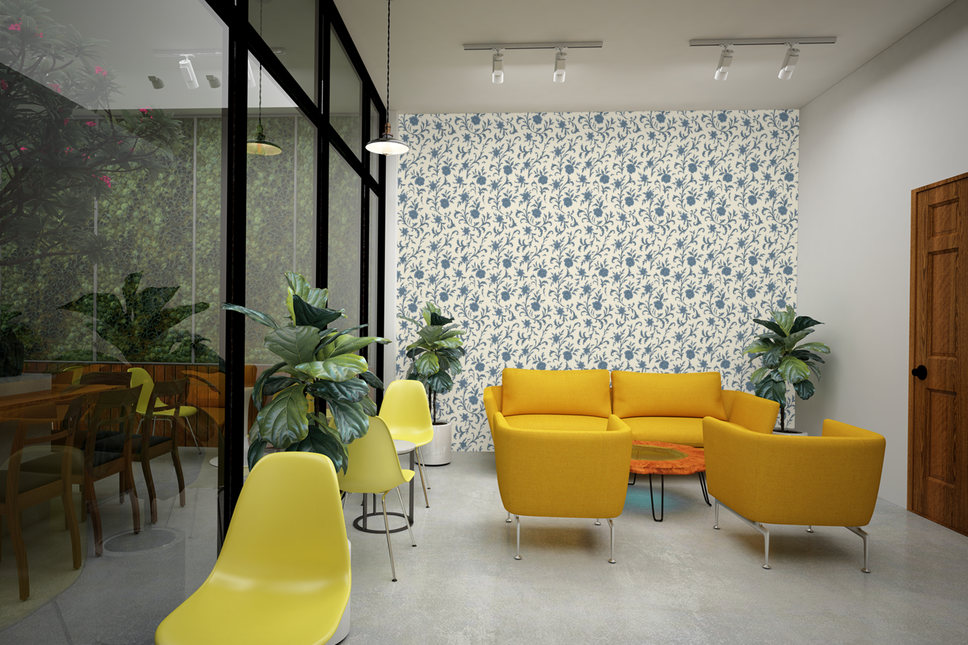 Porcelaine Royale Wallpaper