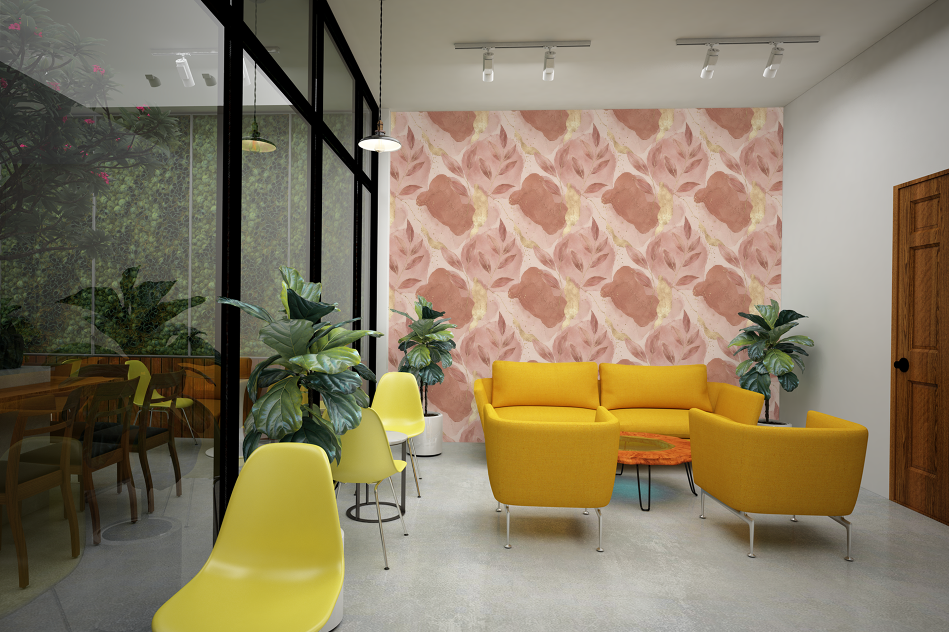 Dusty Rose Clay Wallpaper